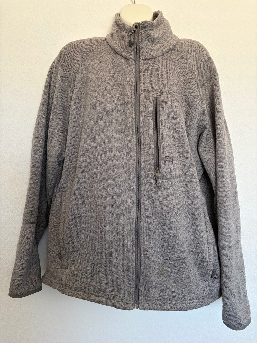 Men's Avalanche Gray Full-Zip Jacket - L